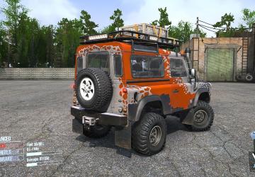 Мод Land Rover Defender 90 версия 1 для Spintires: MudRunner (v25.02.21)