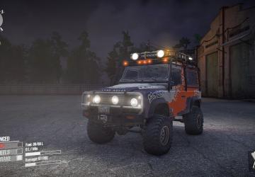 Мод Land Rover Defender 90 версия 1 для Spintires: MudRunner (v25.02.21)