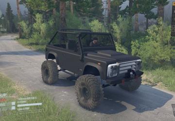 Мод Land Rover Defender 90 TD5 версия 1.0 для Spintires: MudRunner (v18/03/06)