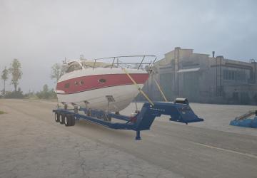 Мод Lowboy Boat Trailer версия 1.01 для Spintires: MudRunner (v25.02.21)