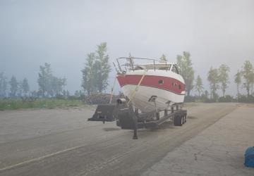 Мод Lowboy Boat Trailer версия 1.11 для Spintires: MudRunner (v25.02.21)