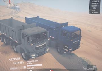 Мод Man TGS 18.480 8x8 версия 1.0 для Spintires: MudRunner (v18.10.18)