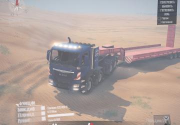 Мод Man TGS 18.480 8x8 версия 1.0 для Spintires: MudRunner (v18.10.18)