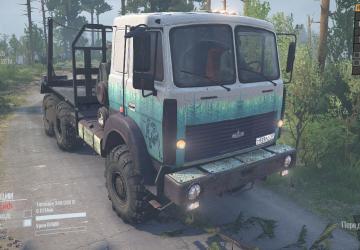 Мод Маз-6317 «Forest 4-6 points» версия 0.1 для Spintires: MudRunner (v18/05/21)