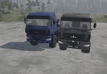 Мод МАЗ-6516B9 версия 22.11.19 для Spintires: MudRunner (v14.08.19)