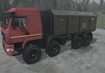 Мод МАЗ-6516B9 версия 28.02.22 для Spintires: MudRunner (v25.02.21)