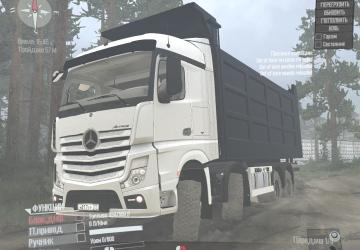 Мод Mercedes-Benz MP4 8x8 версия 1.1 для Spintires: MudRunner (v18/05/21)