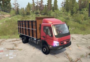 Мод Mitsubishi Fuso Canter версия 2 для Spintires: MudRunner (v29.01.18)