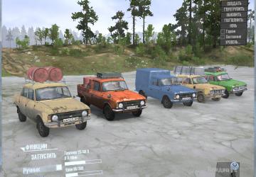 Мод Москвич-408-Иж-2115 версия 10.06.19 для Spintires: MudRunner (v10.06.19)