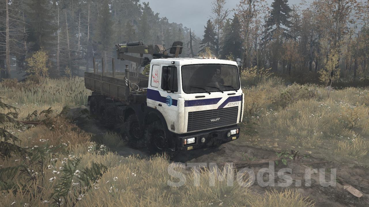 Скачать мод МЗКТ-7402 версия 02.02.18 для Spintires: MudRunner (v11.12.17)