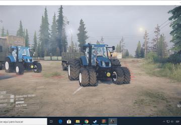Мод New Holland T6160 версия v1 для Spintires: MudRunner (v10.06.19)