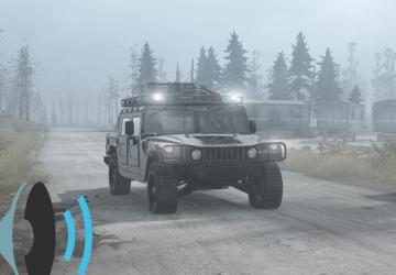 Мод Новый звук для Hummer H1 версия 1.0 для Spintires: MudRunner (v07.08.19)