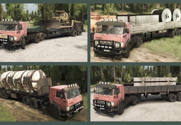 Мод Пак Камаз 6х4 версия 1.2 для Spintires: MudRunner (v18/05/21)