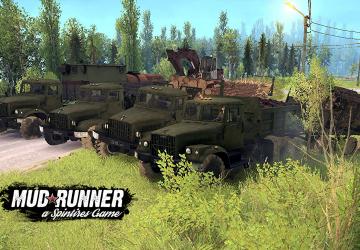 Мод Пак Краз/ЯАЗ/ЭО-3323 версия 2.0 (02.04.18) для Spintires: MudRunner (v29.01.18/06.03.18 beta)