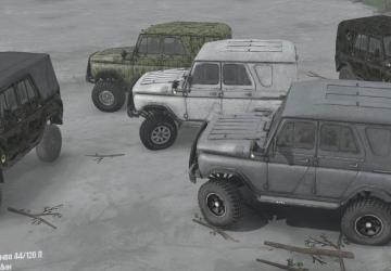 Мод Пак текстур Уаз-469/3152 версия 0.1 для Spintires: MudRunner (v29.01.18)