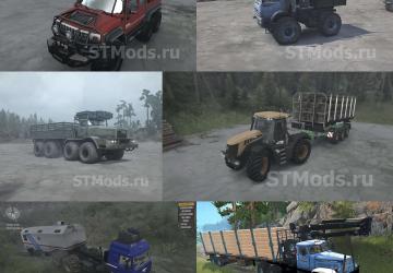 Мод Пак внедорожные колёса версия 1.0 для Spintires: MudRunner (v07.08.19)