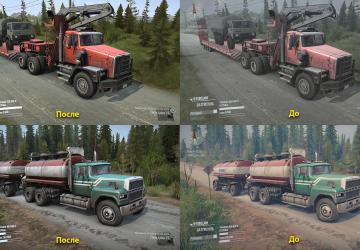 Мод Реалистичная графика Adega Mod Pack версия 1.0 для Spintires: MudRunner (v14.08.19)