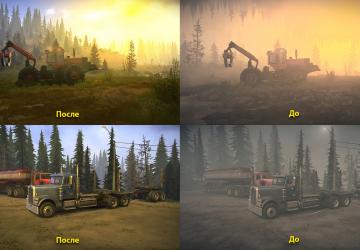 Мод Реалистичная графика Adega Mod Pack версия 1.1 для Spintires: MudRunner (v14.08.19)