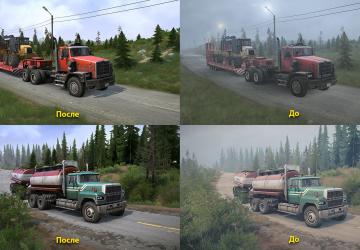 Мод Реалистичная графика Adega Mod Pack версия 3.1 Fin+Sp для Spintires: MudRunner (v14.08.19)