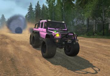 Мод Розовый Гелендваген 6х6 для Spintires: MudRunner (v07.08.19)