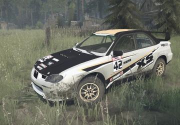 Мод Subaru WRX STi 2007 Rally Car версия 08.04.18 для Spintires: MudRunner (v18/03/06)