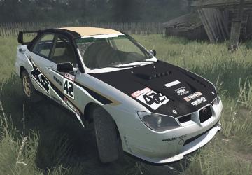 Мод Subaru WRX STi 2007 Rally Car версия 08.04.18 для Spintires: MudRunner (v18/03/06)