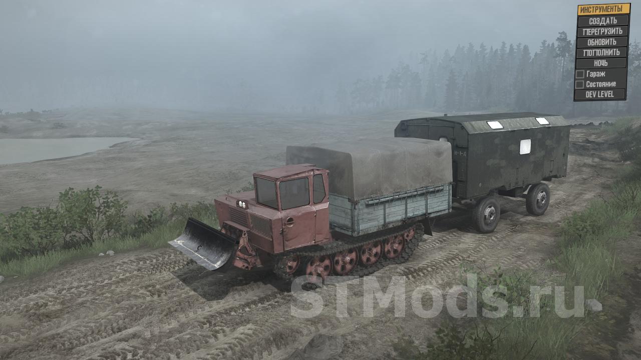 Скачать мод ТДТ-55 версия 10.05.18 для Spintires: MudRunner (v18/03/06)