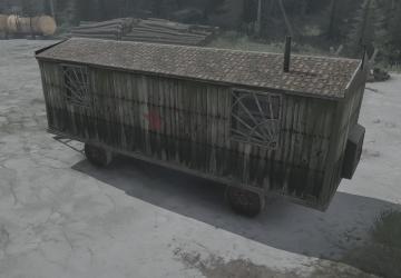Мод Текстура гаражного фургона «Хаки» версия 1.0 для Spintires: MudRunner (v14.08.19)