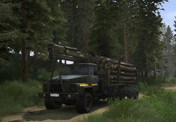 Мод Текстура ’Лесхоз’ для дефолт КрАЗ 260 версия 1.0 для Spintires: MudRunner (v25.02.21)