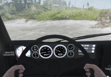 Мод Текстура приборной панели+компас версия 1.0 для Spintires: MudRunner (v18.10.18)