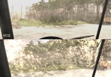Мод Текстуры стёкол без бликов версия 1 для Spintires: MudRunner (v29.01.18)
