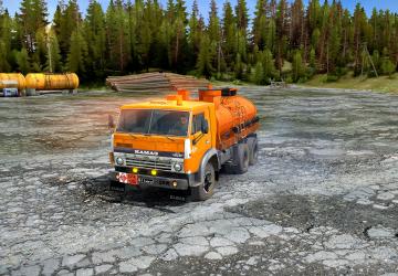 Мод Texture concrete tiles (Текстура бетонной плитки) v1 для Spintires: MudRunner (v18.10.18)