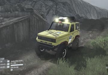 Мод Toyota Land Cruiser 70 версия 2 для Spintires: MudRunner (v29.01.18)