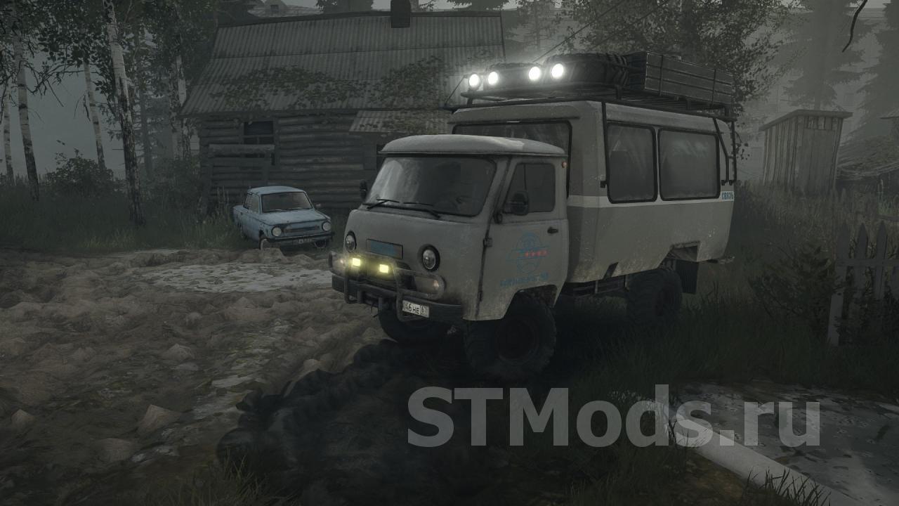 Скачать мод УаЗ 452Д и УаЗ 3303 версия 2.0 для Spintires: MudRunner  (v10.06.19)