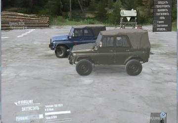 Мод Уазы - 469 и 3151 версия 10.06.19 для Spintires: MudRunner (v10.06.19)