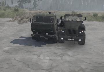 Мод Урал-6614/КамАЗ-63501 версия 18.11.19 для Spintires: MudRunner (v14.08.19)