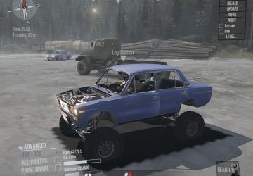 Мод Ваз-2106 «Турбо Таз на пневме» версия 19.07.16 для Spintires: MudRunner (v25.02.21)