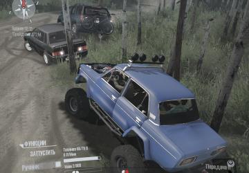 Мод Ваз-2106 «Турбо Таз на пневме» версия 19.07.16 для Spintires: MudRunner (v25.02.21)