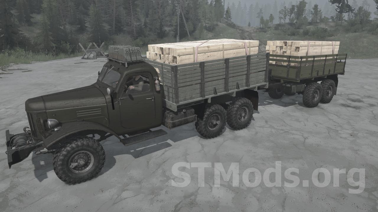 Скачать мод ЗИЛ-157 «Бабай» версия 24.10.22 для Spintires: MudRunner  (v28.09.22)