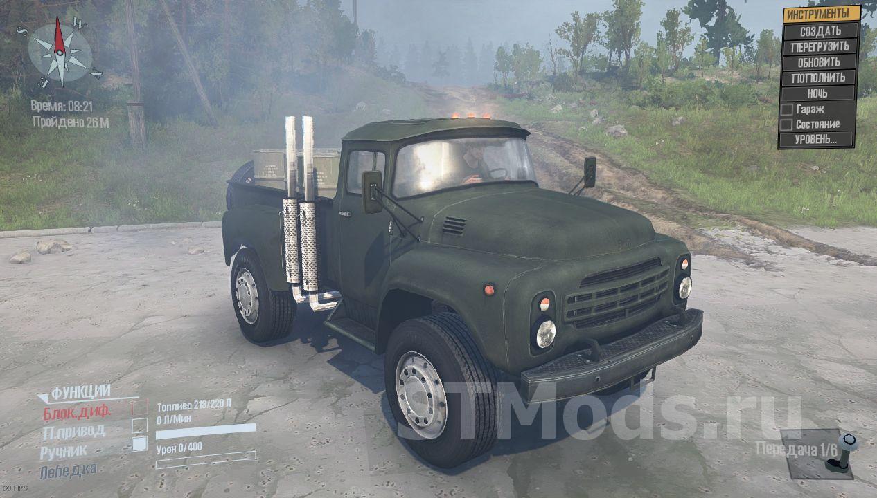 Скачать мод ЗИЛ Пикап версия 26.06.18 для Spintires: MudRunner (v18/05/21)